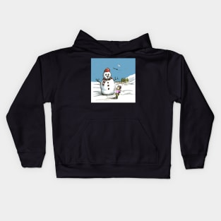 The snowman Kids Hoodie